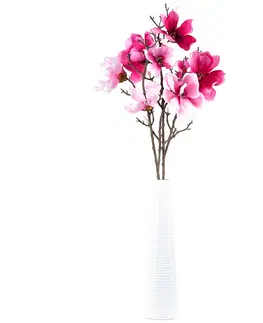 Květiny Umělá květina Magnolie světle růžová, 86 cm