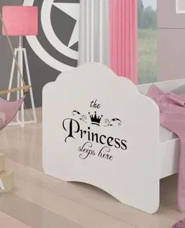 Postele ArtAdrk Dětská postel CASIMO | se zábranou Provedení: Princezna s koněm