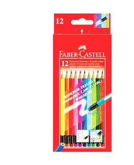 Hračky FABER CASTELL - Pastelky Faber-Castell gumovatelné 12 fareb