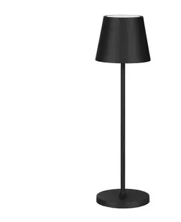 Lampy  LED Venkovní stmívatelná dotyková dobíjecí stolní lampa LED/2W/230V IP54 antraci 