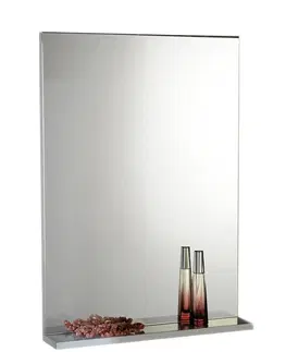 Koupelnová zrcadla AQUALINE BETA zrcadlo s policí 40x70x12cm 57395