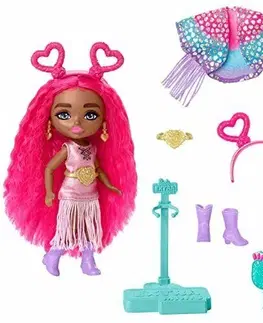 Hračky panenky MATTEL -  Mattel Barbie Extra minis Lalka Hippie