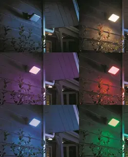 Chytré osvětlení PHILIPS HUE Hue LED White and Color Ambiance Venkovní nástěnné svítidlo Philips Discover 17435/30/P7 černé 2200K-6500K RGB