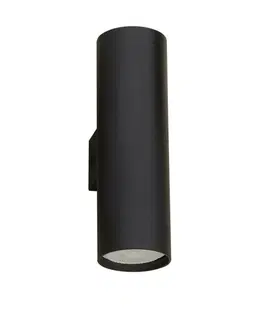 Osvětlení stěn Nova Luce Interiérové nástěnné světlo Nosa - 2 x 10 W, GU10, 56 x 180 mm, černá NV 9450882