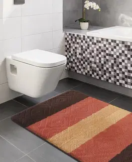 Koupelnové předložky Vzorovaný dvoudílný set předložek do koupelny