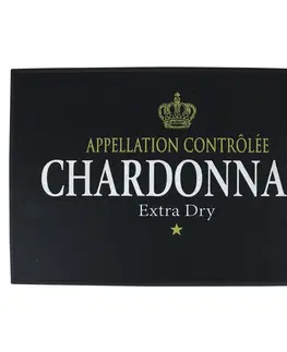 Rohožky Černá podlahová rohožka Chardonnay wine - 75*50*1cm Mars & More RARMWC