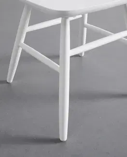 Židle do jídelny Sada Židlí Z Masivu Pedro Bílá