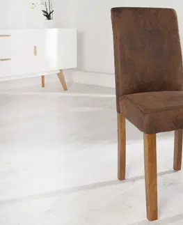 Židle Jídelní židle 4 ks HEKTOR Dekorhome Světle hnědá