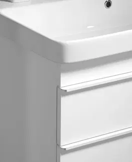 Koupelnový nábytek SAPHO SITIA dvojumyvadlová skříňka 116x50x44,1cm, 4xzásuvka, bílá mat