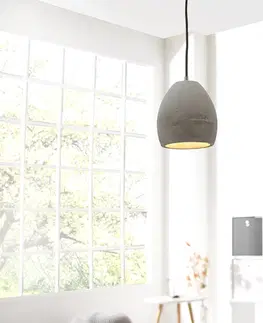 Luxusní designové závěsné lampy Estila Stylová závěsná lampa Cement
