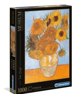 Hračky puzzle CLEMENTONI - Puzzle 1000 Van Gogh/Slunečnice