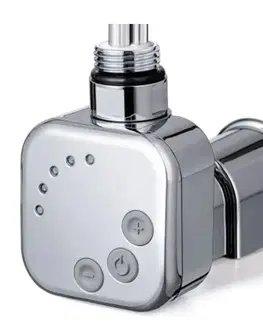 Koupelna HOPA Topná tyč BURGH s termostatem a časovačem Barva topné tyče  Chrom, Typ připojení Podomítkové, Výkon topné tyče 500 W RDOHT150002