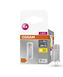 LED žárovky OSRAM OSRAM Base PIN LED kolík žárovka G4 1,8W 200lm 5ks
