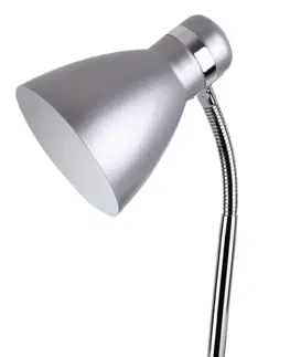 Lampy na noční stolek Rabalux stolní lampa Patric E14 1x MAX 40W stříbrná 4206