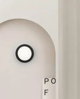 Designová nástěnná svítidla FARO MAY nástěnné/stropní svítidlo, černá