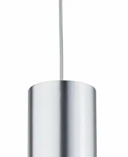 Svítidla Paulmann URail Paulmann závěsné svítidlo pro kolejnicový systém Urail Pendulum Barrel LED 1x6W matný chrom 951.77 P 95177