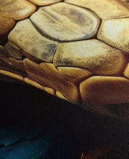 Obrazy vládci živočišné říše Obraz modro-zlatý had