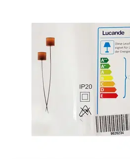 Lampy Lucande Lucande - Stojací lampa JULJANA 2xE14/40W/230V 