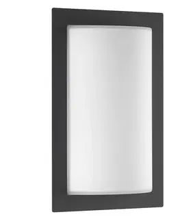 Venkovní nástěnná svítidla s čidlem pohybu LCD Úhlové senzorové nástěnné svítidlo Luis pro venkovní použití