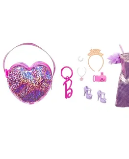 Hračky panenky MATTEL - Barbie batoh/kabelka s oblečkem a doplňky, Mix produktů