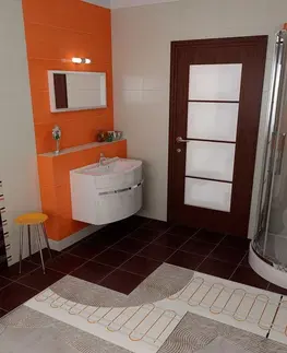 Koupelna SAPHO WARM TILES topná rohož do koupelny 0,8m2, 130W WTM08