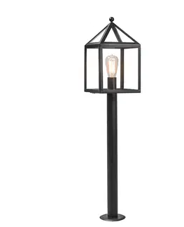 Venkovni lucerny Venkovní sloupek lampy černý 100 cm - Amsterdam
