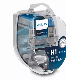 Autožárovky Philips H1 12V 55W P14.5s DiamondVision 2ks 12258DVS2