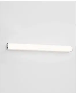 LED nástěnná svítidla NOVA LUCE nástěnné svítidlo NOOR chromovaný hliník a akryl LED 15W 230V 3000K IP44 9600501
