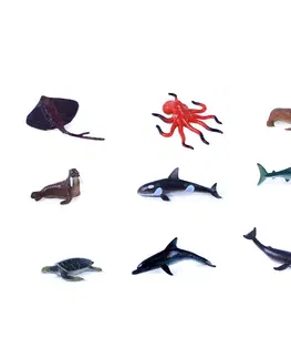 Hračky RAPPA - Zvířata mořská 9 ks v sáčku