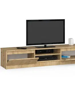 TV stolky Ak furniture TV stolek Ronon 160 cm dub artisan