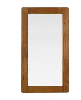 Luxusní a designová zrcadla Estila Stylové koloniální Flash z masivního dřeva Mindi 150cm
