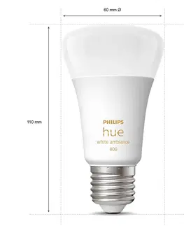 Chytré žárovky Philips Hue Philips Hue White Ambiance E27 žárovka 8W 1100lm