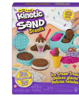 Hračky SPIN - Kinetic Sand Voňavé Kopečkové Zmrzliny