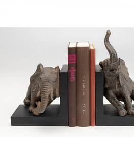Zarážky na knihy KARE Design Zarážka na knihy Elephants 42cm - set 2 ks