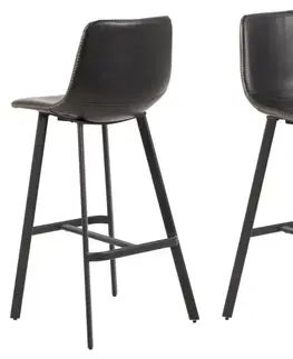 Barové židle Actona Barová židle Oregon II černá