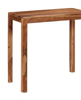 Jídelní stoly Barový jídelní stůl Tina 120x110x80 z masivu palisandr / sheesham