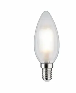 LED žárovky PAULMANN LED svíčka 5 W E14 mat teplá bílá 2ks-sada 286.37 P 28637
