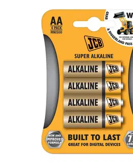 Baterie primární JCB Super Alkaline AA 4ks JCB-LR06-4B