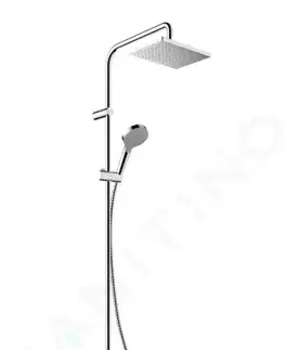 Sprchy a sprchové panely HANSGROHE Vernis Shape Sprchový set Showerpipe 230 s vanovým termostatem, chrom 26284000