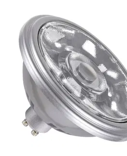 LED žárovky SLV BIG WHITE QPAR111 GU10 LED světelný zdroj stříbrný 12,5 W 2700 K CRI 90 10° 1005275