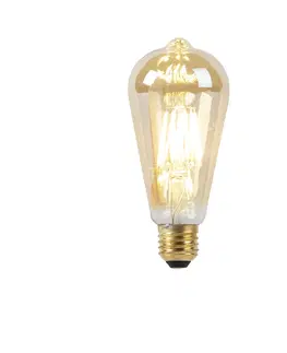 Zarovky E27 LED lampa ST64 stmívaná do teplého zlata 8W 806 lm 2000-2700K