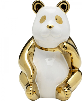 Sošky medvědů KARE Design Soška Panda - zlatá, 19cm
