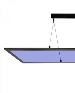 LED světelné panely Light Impressions Deko-Light závěsné svítidlo LED Event-Panel čiré RGBWW 24V DC 63,00 W 3000 K 4220 lm 1195 mm černá 342158
