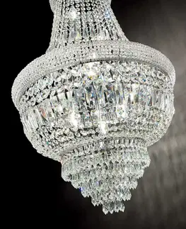 Designová závěsná svítidla Závěsné svítidlo Ideal Lux Dubai SP10 Ottone 207216 E14 10x40W 52cm IP20 zlaté