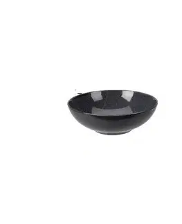 Talíře Kameninový hluboký talíř Glaze, pr. 24,5 cm černá