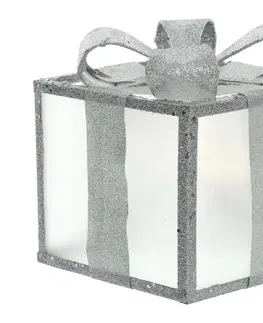 Vánoční osvětlení  RXL 459 Vánoční dekorace dárek, 20LED, WW, 2x AA baterie