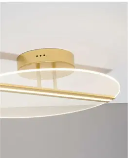 Designová stropní svítidla NOVA LUCE stropní svítidlo JERTUNA zlatý hliník a akryl LED 30W 230V 3000K IP20 9545330