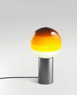 Stolní lampy Marset MARSET Dipping Light S stolní lampa jantar/grafit