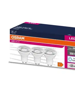 Žárovky Osram SADA 3x LED Žárovka PAR16 GU10/4,5W/230V 6500K 36° - Osram 