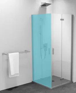 Sprchové kouty POLYSAN ZOOM sprchové dveře skládací 800, čiré sklo, pravé ZL4815R